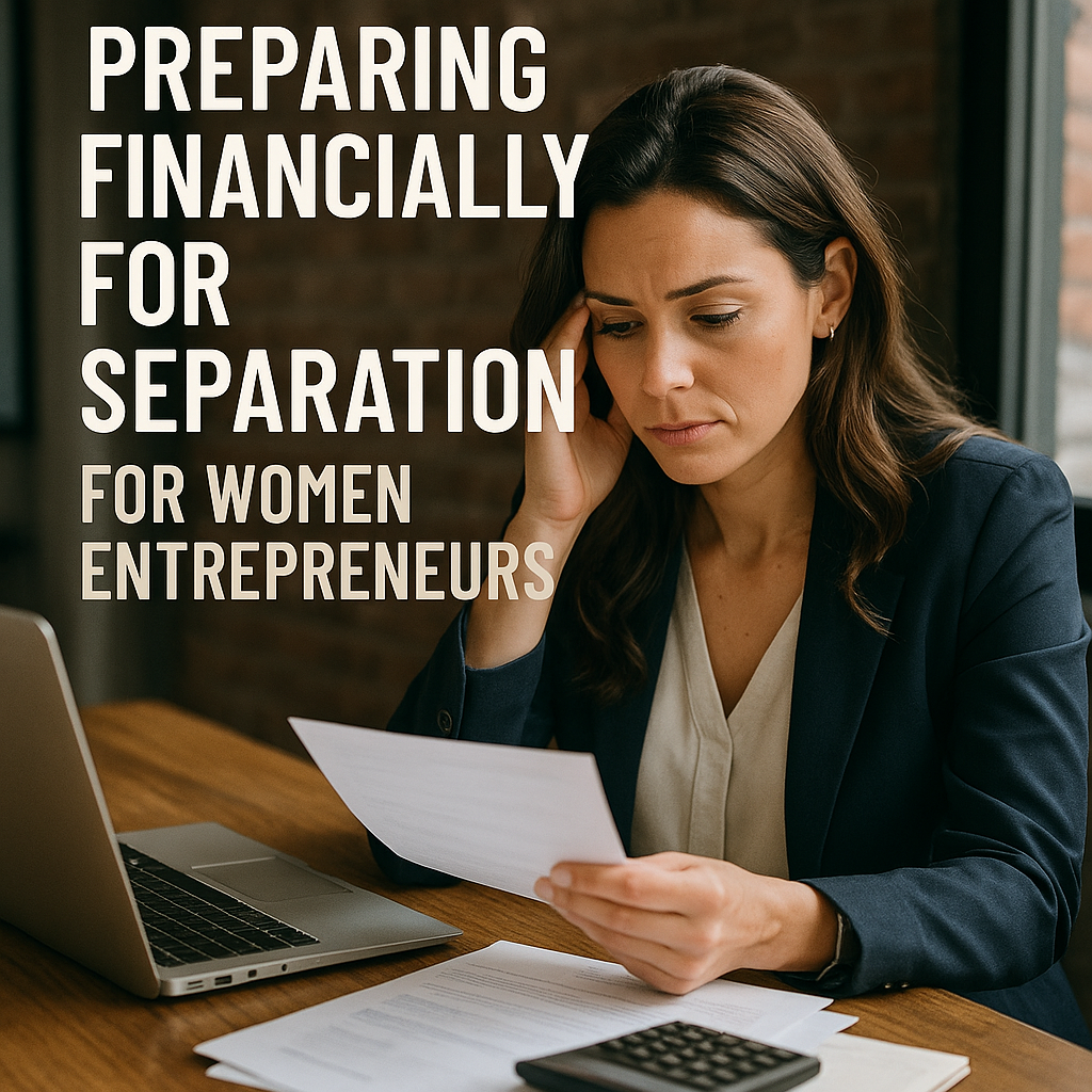 Preparing Financially for Separation for Women Entrepreneurs